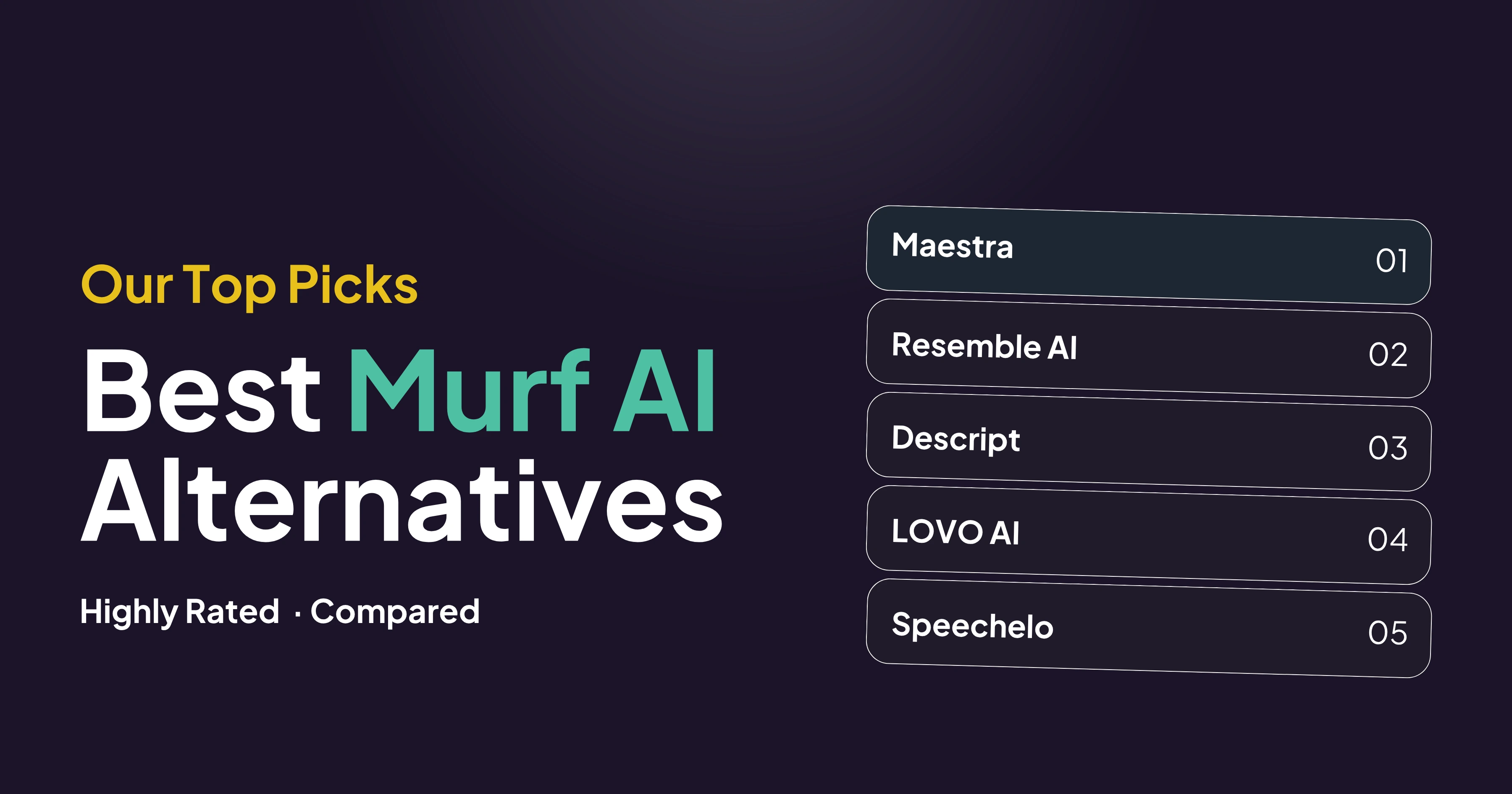 10+ Best Murf AI Alternatives for AI Speech Synthesis